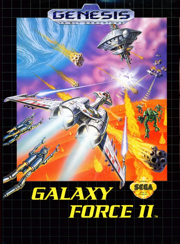 Galaxy Force II box art for Sega Genesis